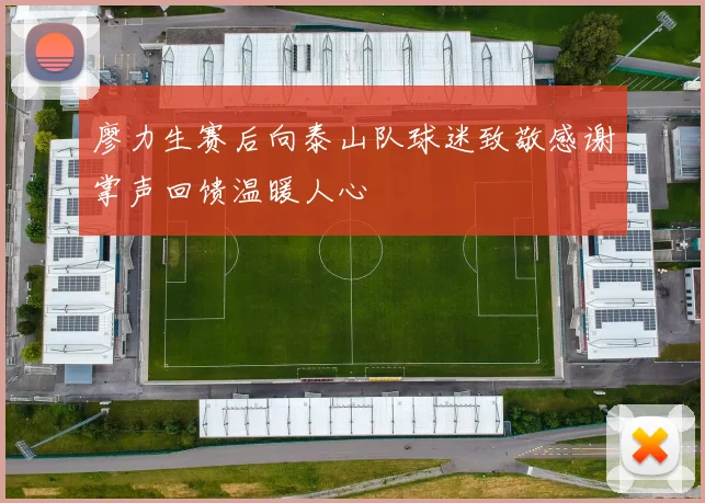 廖力生赛后向泰山队球迷致敬感谢掌声回馈温暖人心